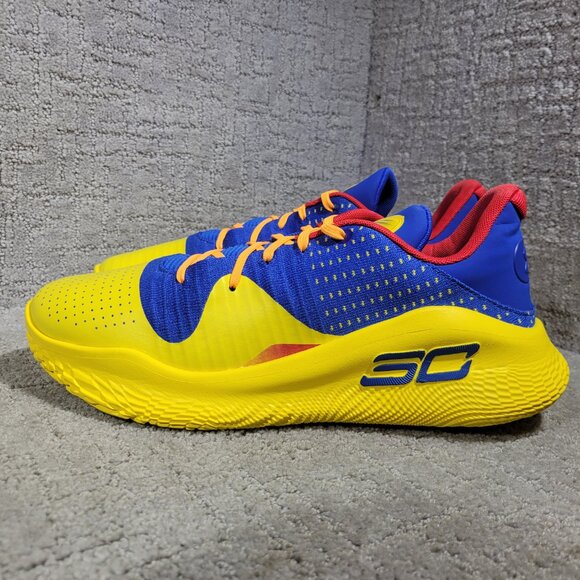Under Armour Curry 4 Men's Size 11.5 US Low Flotro Basketball Shoes 3026620 400 - Picture 1 of 11